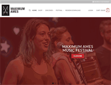 Tablet Screenshot of maximumames.com